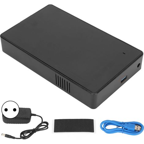 Boîtier disque dur USB 3.0 3,5" 2,5" 5Gbps ultra-fin, léger, adaptateur SATA pour ordinateur de bureau, HDD SSD, prise UE (1/5)