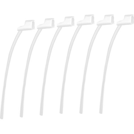 6pcs Verrou Sport pour Oticon 85dB Aides Auditives, Verrou Fixation à Queue Rétention Sécurisée Remplacement pour Oticon Accessoires et Fournitures d’Aide Auditive (Transparent) (1/5)