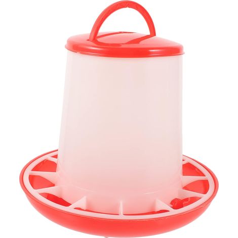 Mangeoire à Poussins Domestique en Plastique Résistante Forte Ténacité, Mangeoire Suspendue pour Poulets Adaptée à L'extérieur, Sûre pour Volailles et Bétail (1/5)