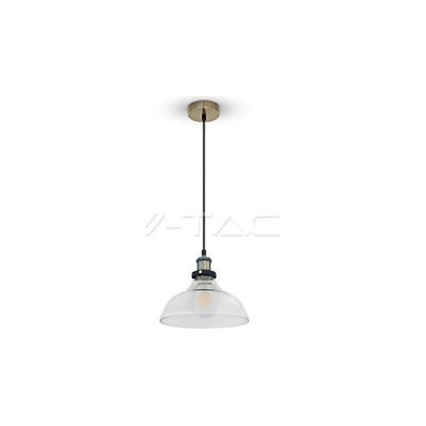 Lampadario per Esterno VT-7210 Transparent Glass V-Tac 3730