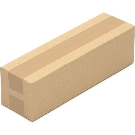 100 Faltkartons 350 x 100 x 100 mm Kartons 35 x 10 x 10 cm Versandkartons Wellpappe (1/4)