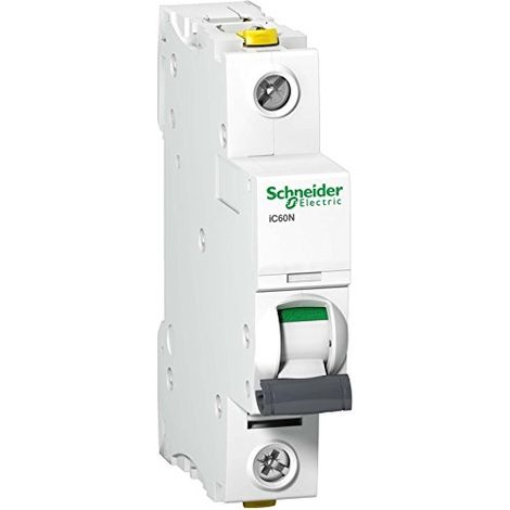 Schneider Electric – Disjoncteur unipolaire 10A – Courbe B – 230V – 1 module – A9F03110 (1/2)