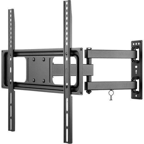 goobay Soporte TV Pared Giratorio 32-55 Pulgadas VESA 400x400 hasta 35 kg con Gestión de Cables - Basic FULLMOTION M - 49744 (1/4)