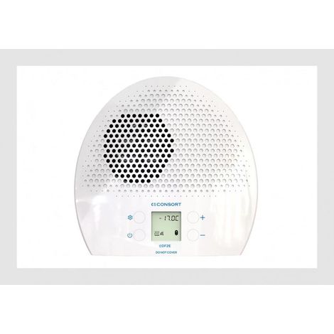 CONSORT CLAUDGEN DF2E Wall-Mounted Downflow Fan Heater with Digital Thermostat and 7-Day Timer