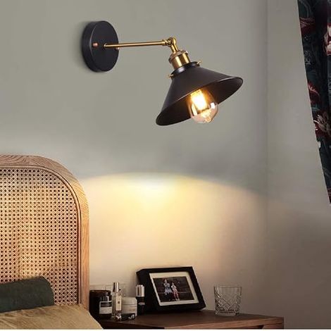 LED Indoor Wall Light, 20W 2250LM 44CM 3000K, Black (1/4)