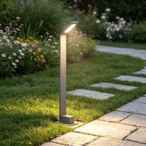 Mai & Mai Lampe sur Pied extérieur Gris foncé 128x98x808mm Eclairage Extérieur LED IP65 Desgin Pfadfinder