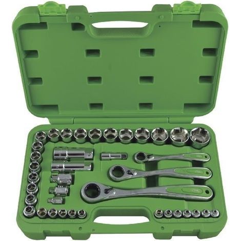 ESTUCHE DE HERRAMIENTAS DE 39 PIEZAS HEX DE PERFIL BAJO JBM 52418