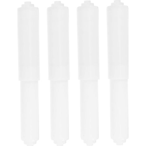 Set mit 4 Ersatz-Kunststoffstangen für Toilettenpapierspender