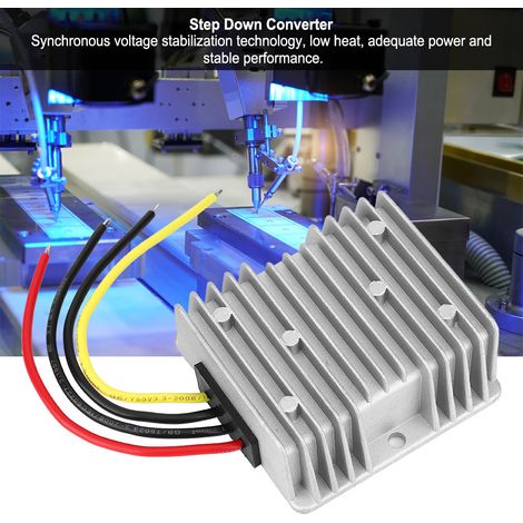 Convertisseur de puissance DC-DC 60V à 12V alimentation module Buck réducteur de tension 15A 180W boîtier aluminium 1 pièce (1/5)