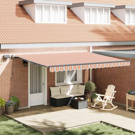 Toldo Retráctil Multicolor 450 x 350 cm tela