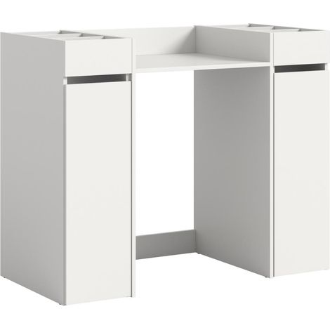 Free Waschmaschinenschrank 2 Schubladen, 8 Regale Weiß.