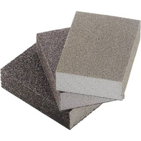6 x BS SPUGNA ABRASIVA GRANA FINE 2 PZ