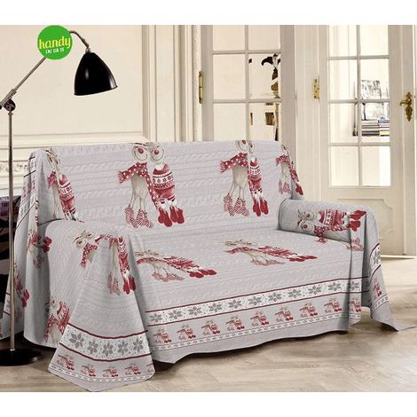 Granfoulard shabby Gemitex copri divano 240x280 cm colori e fantasie assortite (1/2)