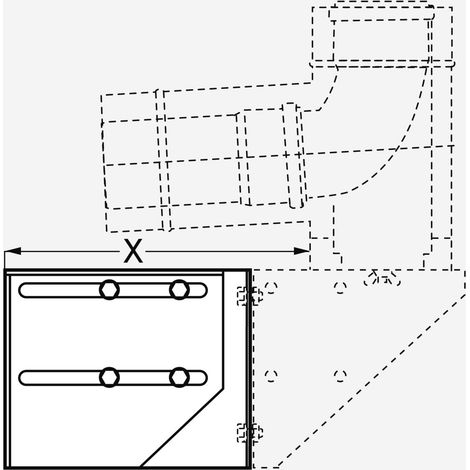 Verlängerung Wandkonsole INOX DN185, Ausf. 1, 64-209 mm - 48000010427 von Weishaupt