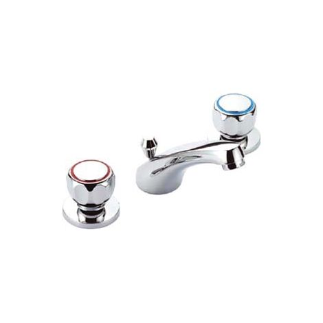BATTERIA LAVABO SERIE SCUDETTO SCARICO AUTOMATICO - 1 pezzi CROLLA