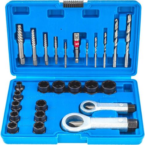 Attrezzi di serraggio silver screw extractor set design ergonomico resistente alla corrosione (1/3)