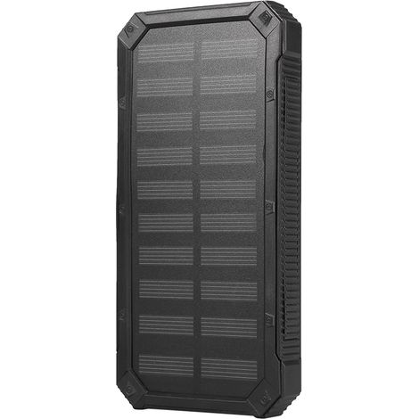 Batterie externe portable Polar Mobile 20 000 mAh à charge rapide double USB, kit de montage facile, noir (1/5)