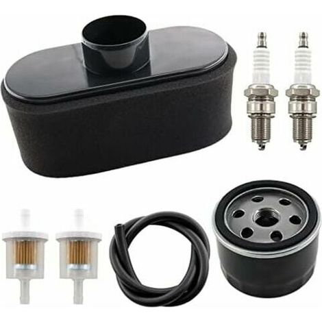 Ensemble de filtre à air avec pré-filtre à huile et bougie d'allumage pour moteur 4 temps de rechange Kawasaki FR651V FR691V FR730V FS481V FS541V FS600V FS651V FS691V FS730V. (1/4)