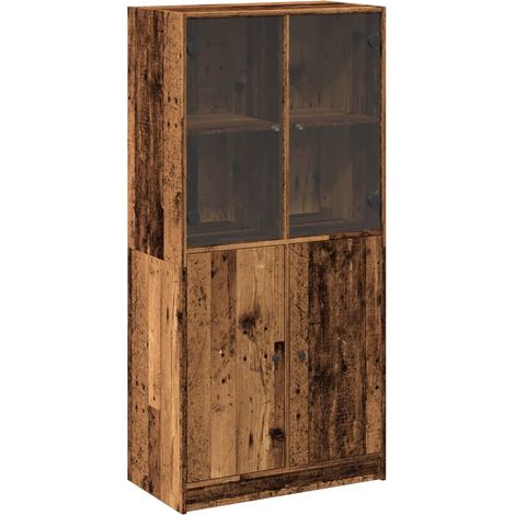 Maison Exclusive - Credenza con Ante Legno Antico 68x37x142cm in Legno Multistrato