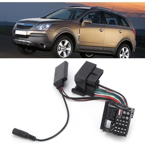 Accessoires auto : câble audio AUX, adaptateur microphone Bluetooth 5.0 12 broches pour Opel CD30, CDC40 et CD70 (1/5)