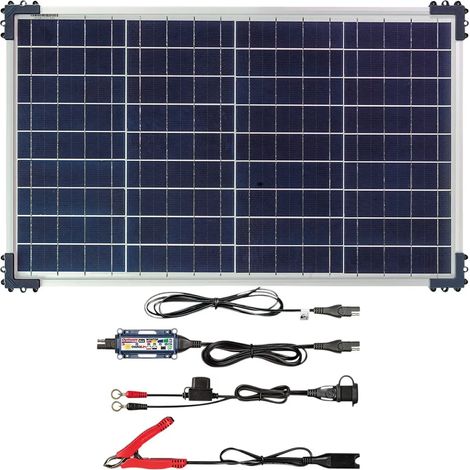 Cargador solar Tecmate tm522-d4 40W carga por pulsos batería (1/3)