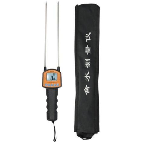 Appareil de Mesure d'Humidité pour Céréales Portable avec Fonction Annonce Vocale pour Riz, Blé et Maïs - Modèle JGL-188 - Livré sans Batterie et en Boîte Carton - (1/5)