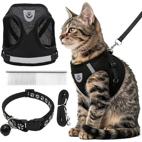 Dog Harness and Leash Reflective Puppy Harness and Leash Set for Puppies, Cats and Kittens, S (1/3)