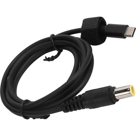 Câble d'alimentation 65W PD Type-C vers DC 7.9x5.5mm pour ordinateur portable, 1.5m (1/5)