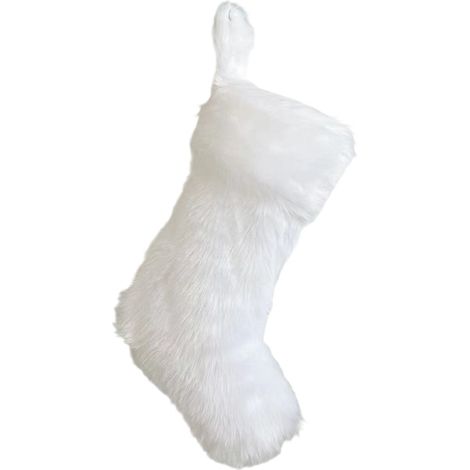 Chaussette De Noël - 50 Cm - Décoration De Cheminée Et Murale - En Polyester - Pour Fête Familiale Ou Réveillon - Lot De 1 (1/5)