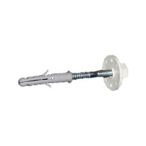 COPPIA FISSAGGI PER CASSETTA A PARETE CON DADO IN NYLON Misura: mm 8 x 90