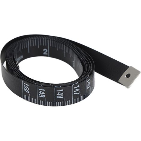 Ruban de Mesure Couture 1,5m Noir Léger pour Taille et Travaux (1/5)