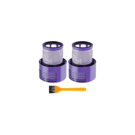 Filtres de rechange pour aspirateurs sans fil Dyson V10 Cyclone (V10 Absolute, V10 Animal, V10 Total Clean, V10 Motorhead, SV12) - référence 969082-01 - lavables et réutilisables - lot de 2 (1/5)