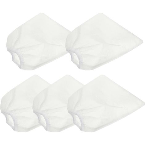 Lot de 5 sacs de rechange pour collecteur de poussière d'ongles, en non-tissé, pour aspirateur de poussière de nail art.-White