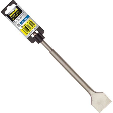 WOLFPACK LINEA PROFESIONAL cincel martillo sds plus plano 40x250 mm.