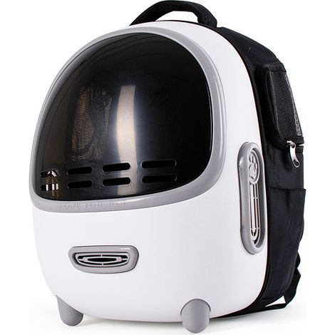 Sac à Dos pour Chat Respirant avec Ventilateur, Grande Capacité, Portable et Confortable pour Animaux de Compagnie-Alovez-WCY (1/2)