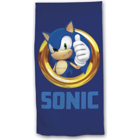 Serviette de plage - Sonic - 70x140 cm (1/3)