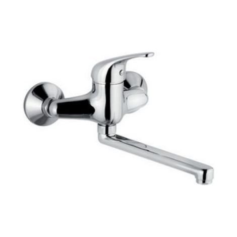 MISCELATORE MONOCOMANDO LAVELLO A MURO LINEA EPIC Cromo