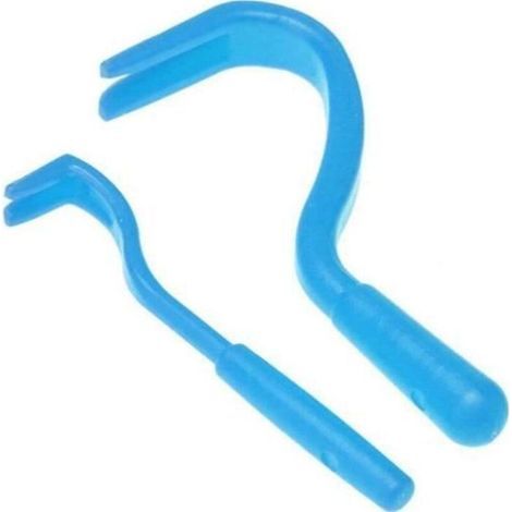 Set di 2 ganci per zecche per animali domestici (umani, cani, gatti, conigli, cavalli) - Blu (1/4)