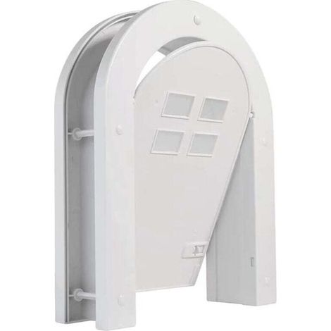 Porte intérieure pour chat de forme unique, porte intérieure pour animaux de compagnie, porte verrouillable pour chiens et chats jusqu'à 150 cm, installation facile et installation sre, idéale pour l (1/4)