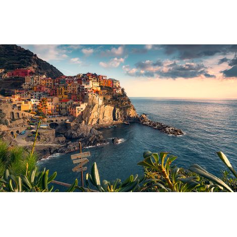 Papier peint panoramique naturel Village Pittoresque (1/4)