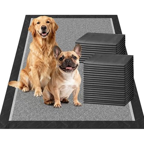 Pet Disposable Absorbent Mattress Pads for Dogs Charcoal 60 x 90 cm Mat, Anti-Leak Resistant, Clean Training Mat, for Puppies, Dogs, Cats (1/5)