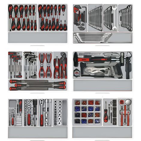 Module complet d'outils 489 pièces idéal pour servante d'atelier Teng Tools TCMM1011