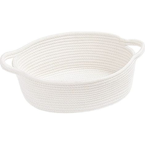 Kleiner geflochtener Korb mit Geschenktüten und Schleifen, leerer Geschenkkorb, Geschenkkorb, Babyspielzeugkorb, Kinderzimmerkorb, 30,5 x 20 x 13 cm (1/2)
