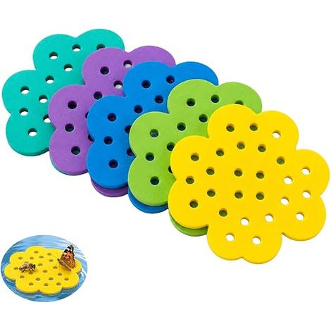 Abreuvoir Flottant PVC, Lot de 5 pour Jardin et Bassin (1/5)