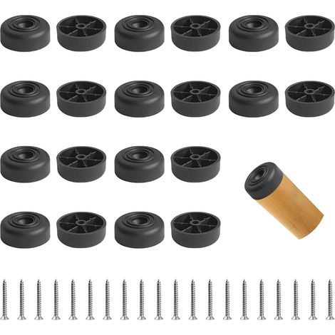 Fundas protectoras de silicona para patas de muebles, sillas y sofás, 20 unidades.