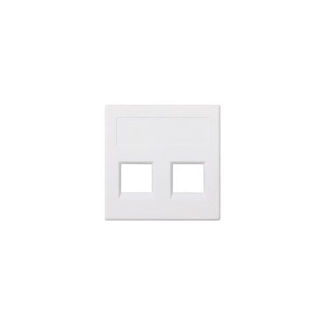 Placa voz y datos plana sg 2c amp/br/sy/kr/be blanco SIMON 50000189-030