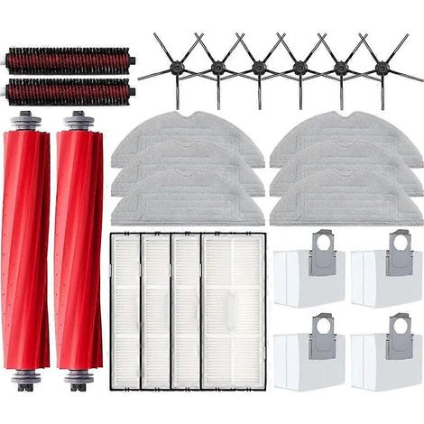 Accessoires pour Roborock S7 Maxv Ultra S7 Pro Ultra aspirateur robot brosse principale et latérale Lavage filtre sac à poussière Rolling brosse (1/5)