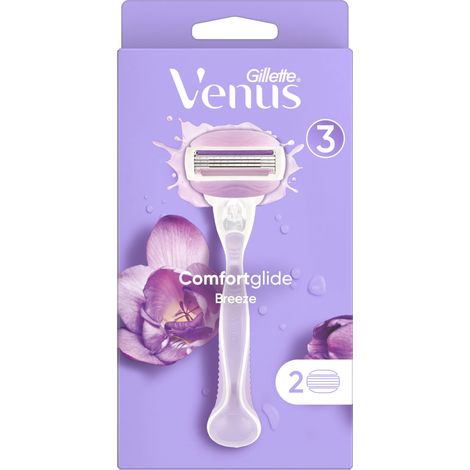 Maquinilla de afeitar Gillette Venus Breeze rosa + 1 cuchilla de repuesto (1/5)