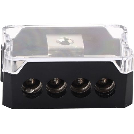 Stromverteilerblock für 12V Plus, Stromverteilung als Ersatz für Car-Audio-Splitterblock 1 0GA auf 4 4GA.