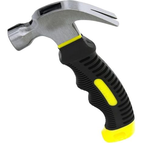1 Pcs Mini Marteau, Petit Marteau, Marteau à Griffes Poignée Ergonomique en Caoutchouc Souple Avec Tête Magnétique Antidérapante, Adaptée à la Réparation, au Bricolage, au Travail du Bois (1/5)